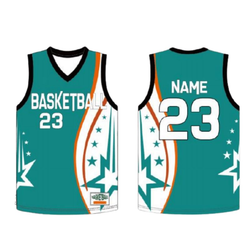 Teal Basketball Jersey